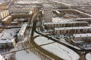 Image showing Residential district near power station. Tyumen