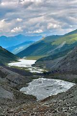 Image showing Akkem Valley at summer day