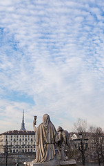 Image showing Turin, Italy - January 2016: Faith Statue