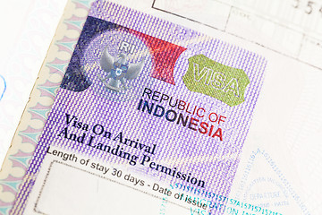 Image showing Indonesia Visa