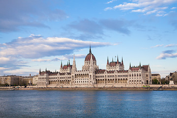 Image showing Budapest parliament view