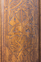 Image showing Freemasonry door entrance detail