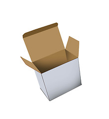 Image showing white paper box