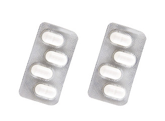Image showing Two pill packs