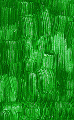 Image showing green oil paint abstract background