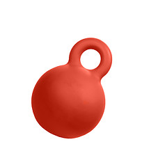 Image showing old russian weight, isolated, with clipping path