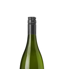 Image showing white wine bottle