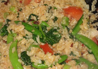 Image showing Vegetablerisotto