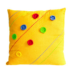 Image showing Pillow yellow