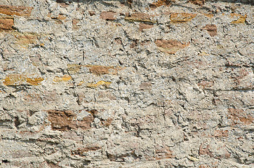 Image showing Weathered background wall