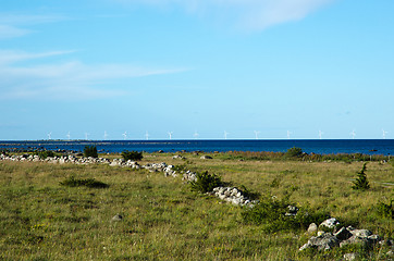 Image showing Offshore wind farm in the Baltic Sea