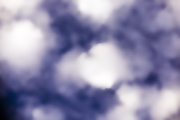 Image showing sky with clouds , defocus