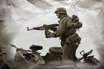 Image showing World War 2 reenacting