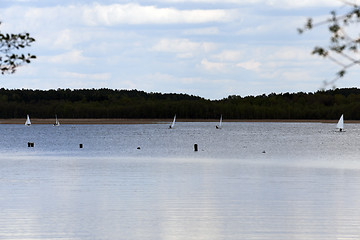 Image showing sailing. Spring season