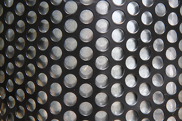 Image showing round steel texture