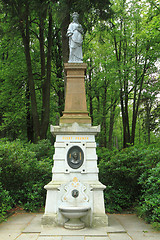 Image showing Jesenik Spa Statue - spring of water