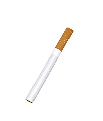 Image showing single unlit cigarette isolated