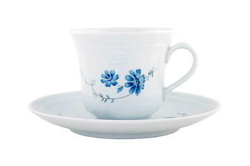 Image showing White cup isolated