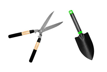 Image showing Garden tools isolated