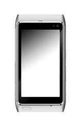 Image showing Smartphone isolated on white