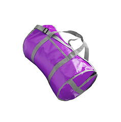 Image showing violet sport bag