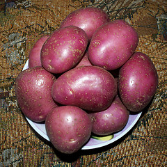 Image showing of red color potatoes