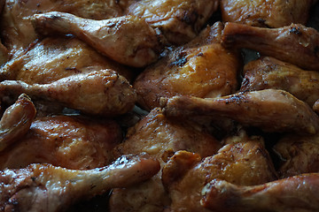 Image showing grilled chicken legs