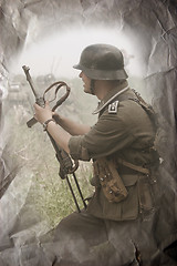 Image showing World War 2 reenacting