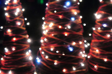 Image showing christmas lights texture