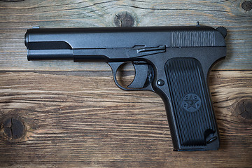 Image showing vintage Soviet Russian handgun