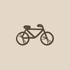 Image showing Bicycle sketch icon.