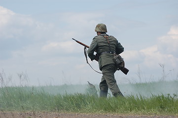 Image showing World War 2 reenacting