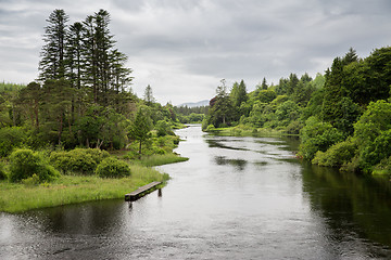 Image showing view to river in ireland valley