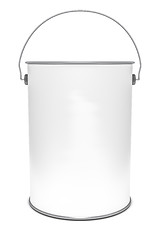 Image showing a white paint bucket