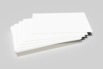 Image showing a batch of business cards