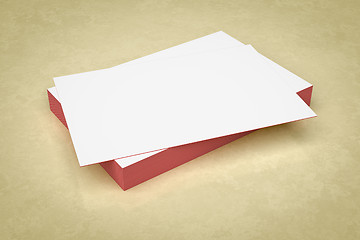 Image showing a batch of business cards