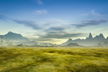 Image showing a fantasy scenery without plants