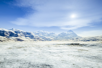 Image showing a fantasy winter scenery