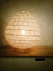 Image showing Vintage style photo of a lantern