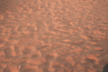 Image showing Close up of sand texture