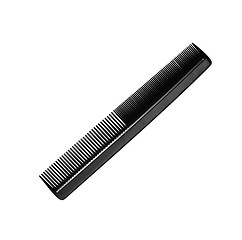 Image showing black comb for hair isolated