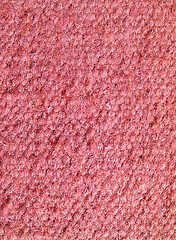 Image showing Qualitative red fabric texture