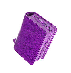 Image showing Used violet pencil holder case