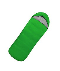 Image showing Sleeping bag used to keep warm on camping trips