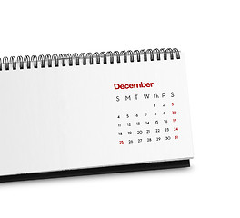 Image showing Calendar organizer on white