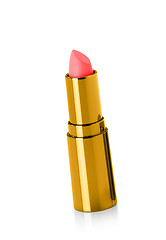 Image showing gold Lipstick isolated