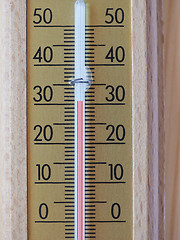 Image showing Thermometer for air temperature measurement