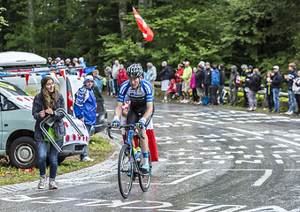 Image showing The Cyclist Zakkari Dempster - Tour de France 2014