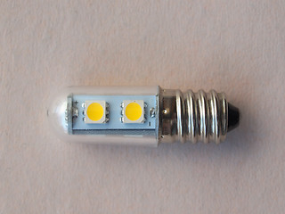 Image showing Led light E14 screw