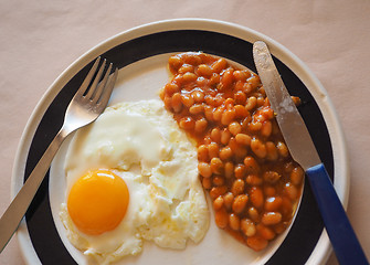 Image showing Vegetarian English breakfast